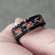 ring two colors black red